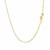 Diamond Cut Cable Link Chain in 10k Yellow Gold (1.10 mm)