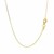 Diamond Cut Cable Link Chain in 18k Yellow Gold (0.80 mm)