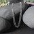 Classic Rhodium Plated Curb Chain in Sterling Silver (4.70 mm)