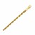 Hollow Diamond Cut Rope Chain in 10K Yellow Gold (5.00 mm)