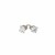 Faceted White Cubic Zirconia Stud Earrings in Sterling Silver(5mm)