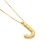 14K Yellow Gold Helium Initial J Pendant