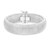 Sterling Silver Rhodium Plated Thick Tubogas Bracelet (16.00 mm)