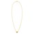 14K Yellow Gold Citrine Heart Necklace (1.50 mm)