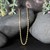 Solid Diamond Cut Rope Chain in 10k Yellow Gold (2.50 mm)