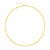 14k Yellow Gold Necklace with Polished Circles