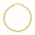 14k Yellow Gold High Polish Compressed Cable Link Bracelet (4.50 mm)