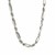 Sterling Silver Rhodium Plated Figarope Chain (5.00 mm)