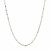 Diamond-Cut Alternating Bead Chain in 14k White Gold (1.30 mm)