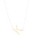 14K Yellow Gold Yours Truly Large Initial K Necklace