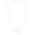 14K Yellow Gold Yours Truly Large Initial K Necklace