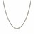 Sterling Silver Rhodium Plated Wheat Chain (1.30 mm)