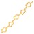 Diamond Cut Heart Bracelet in 14K Yellow Gold