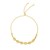 14K Yellow Gold Mariner Link Bolo Friendship Bracelet