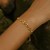 14K Yellow Gold Mariner Link Bolo Friendship Bracelet