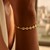 14K Yellow Gold Mariner Link Bolo Friendship Bracelet