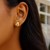 Love Knot Stud Earrings in 10k Yellow Gold(9mm)