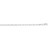 Oval Rolo Chain in 14k White Gold (3.20 mm)