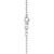14k White Gold French Cable Chain (1.30 mm)