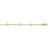 CZ By the Yard Long Links in 14k Yellow Gold