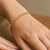 Solid Diamond Cut Rope Bracelet in 10k Yellow Gold  (3.50 mm)