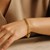 Solid Figaro Bracelet in 10k Yellow Gold  (4.50 mm)