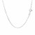 Adjustable Box Chain in 14k White Gold (0.60 mm)