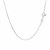 Adjustable Box Chain in 14k White Gold (0.60 mm)