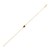 14K Yellow Gold Citrine Paperclip Bracelet (1.50 mm)