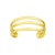 14k Yellow Gold Three Bar Toe Ring