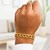 Solid Curb Bracelet in 14k Yellow Gold  (10.00 mm)