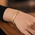 Imperial Herringbone Bracelet in 10k Yellow Gold  (3.80 mm)