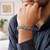 Cable Designed Mens Bracelet in Oxidized Sterling Silver (8.50 mm)