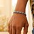Cable Designed Mens Bracelet in Oxidized Sterling Silver (8.50 mm)