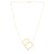 14K Yellow Gold Yours Truly Large Initial B Necklace