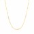Octagonal Shiny Snake Chain in 14k Yellow Gold (0.85 mm)