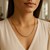 Solid Round Box Chain in 14k Yellow Gold (2.5 mm)