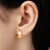 14k Yellow Gold Bunny Studs
