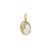 14K Yellow Gold Seahorse MOP Charm Pendant