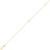 14K Yellow Gold Mini Initial O Bracelet