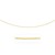 Textured Links Pendant Chain in 14k Yellow Gold (2.3 mm)