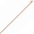 14k Rose Gold Machine Rope Chain (1.10 mm)