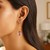 14k Yellow Gold Drop Earrings with Citrine and Amethyst Briolettes