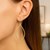 Marquise Style Polished Earrings in 14k Yellow Gold