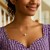 14k White Gold Pearl Solitaire Necklace