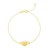 14K Yellow Gold Saturn Bracelet