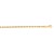 Solid Diamond Cut Rope Bracelet in 10k Yellow Gold  (3.00 mm)