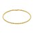 Solid Diamond Cut Rope Bracelet in 10k Yellow Gold  (3.00 mm)