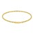 Solid Diamond Cut Rope Bracelet in 10k Yellow Gold  (3.00 mm)