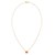14K Yellow Gold Emerald Cut Citrine Necklace